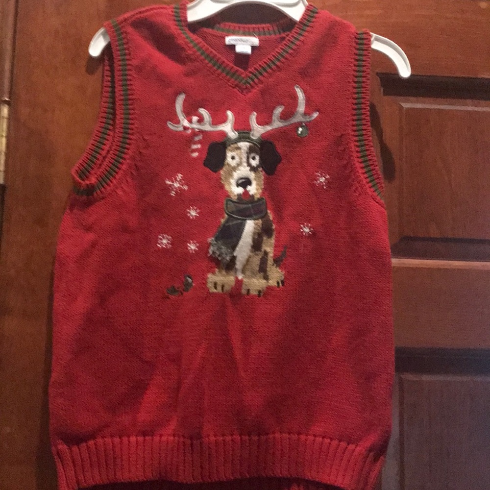 Boys Christmas sweater vest